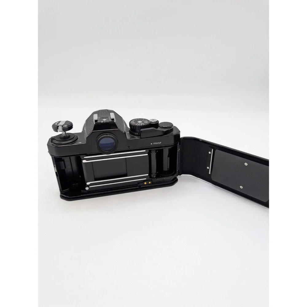 Nikon FM2 FM2N Black SLR Film Camera +  Nikon Lens Series E 36-72mm f/3.5